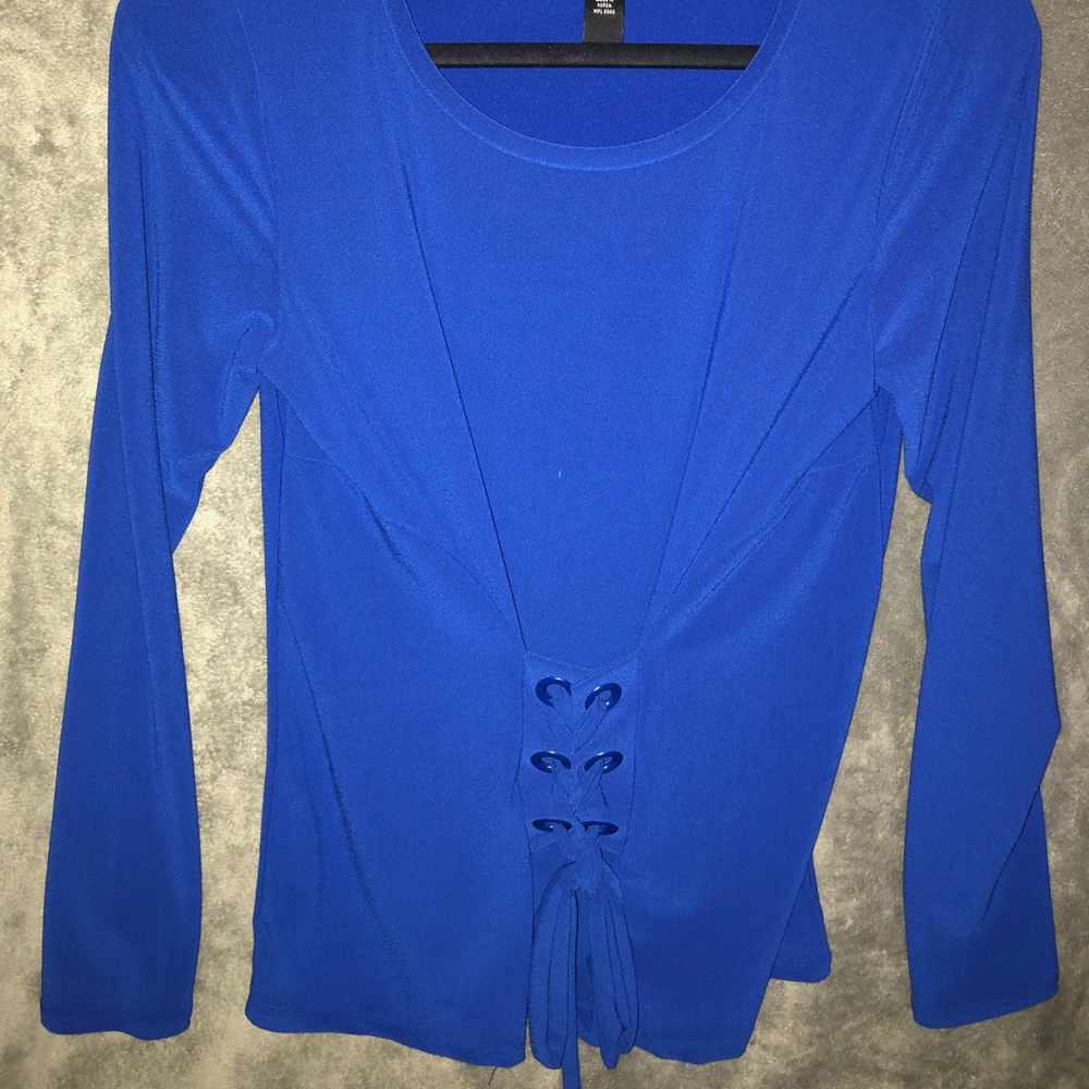 Inc. international concepts. Bold blue shirt.